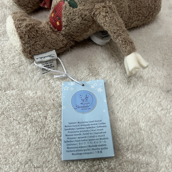 Sterntaler Germany Stuffed Animal Plush Musical NWT Emmily Donkey Wind Up Rare - Picture 3 of 10